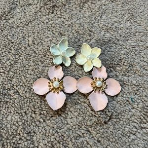 Monkee's floral earrings